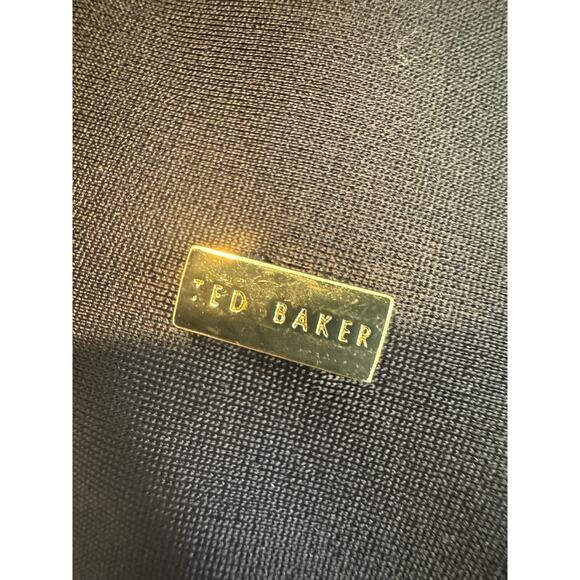 TED‎ BAKER Ralinda Halter One Piece Swimsuit Size 5 (US 14) Black - Picture 4 of 9